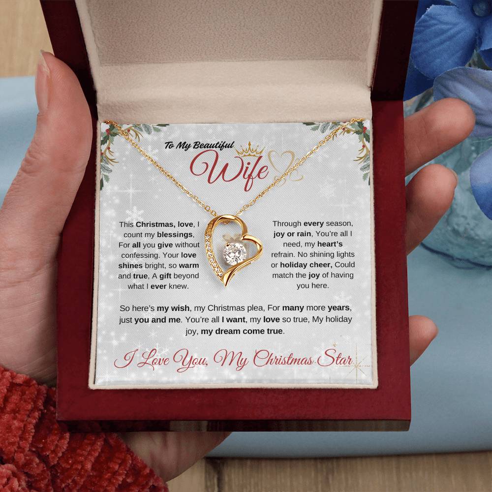 Wife - My Dream Come True - Forever Love Necklace