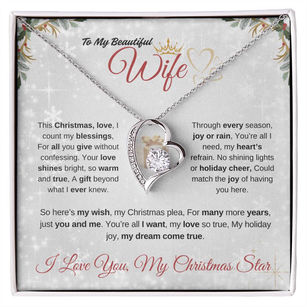 Wife - My Dream Come True - Forever Love Necklace