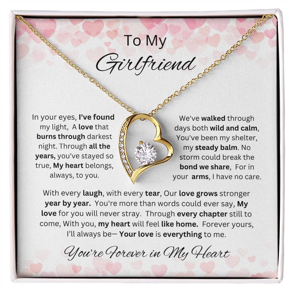 Forever Love Necklace - To My Girlfriend