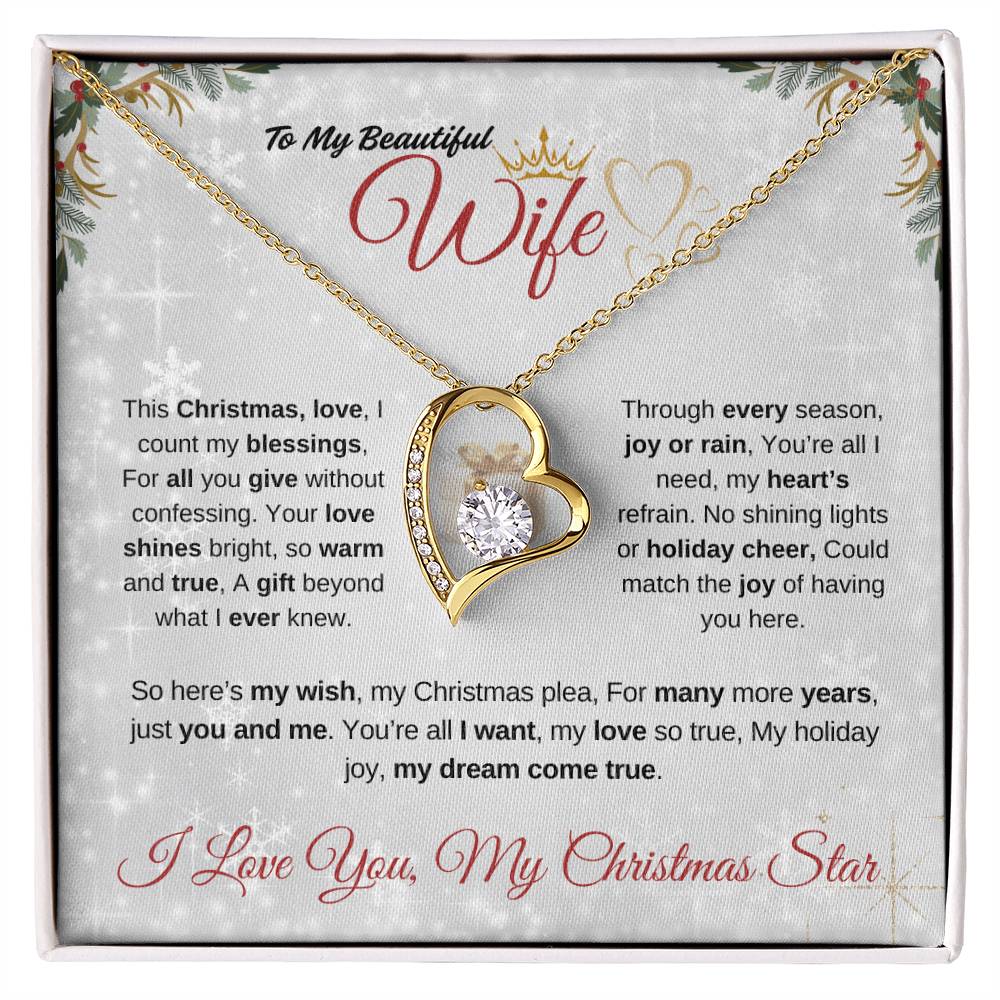 Wife - My Dream Come True - Forever Love Necklace