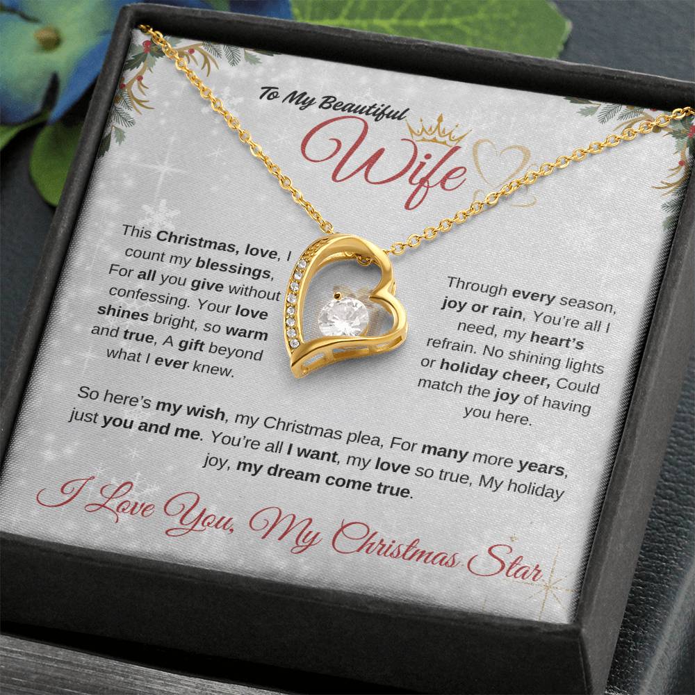 Wife - My Dream Come True - Forever Love Necklace