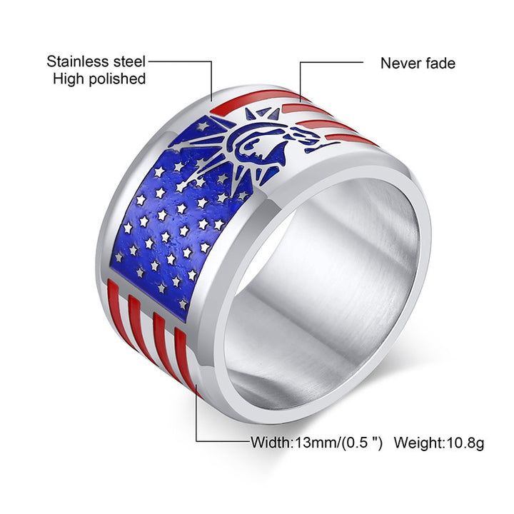 America Flag Rings