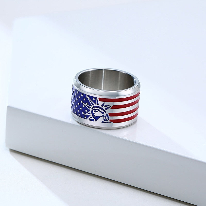 America Flag Rings