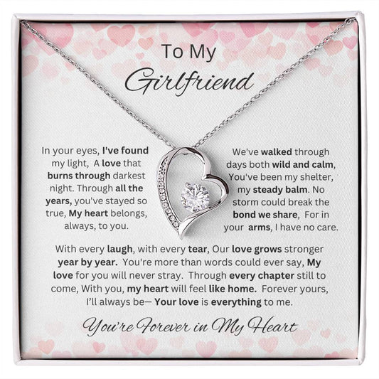 Forever Love Necklace - To My Girlfriend